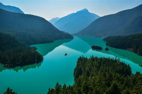 Diablo Lake North Cascades National Park Washington Usa Oc