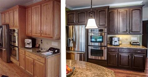 Dec 09, 2020 · how to update oak cabinets without painting by using briwax: painted oak kitchen cabinets before and after | before-and ...