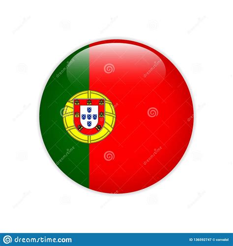 Well, you're in the right place. Portugal flag on button stock vector. Illustration of ...