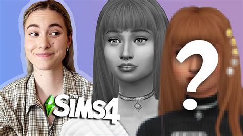 Kan Ik Een Mooie Sim Maken Zonder Kleuren Te Zien De Sims 4 Youtube