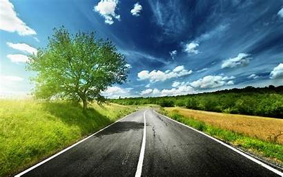 Road Sky Scenic Landscape Cloud Background Wallpapers