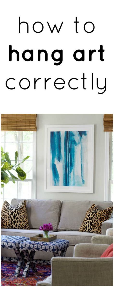 Art Hanging Tips Claire Brody Designs Home Decor