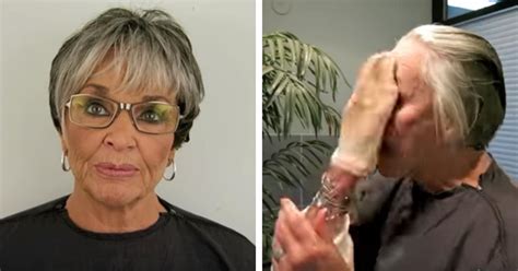 Mujer De 73 Años Se Quita Su Maquillaje Y Su Peluca En Público Por Primera Vez En Cinco Décadas
