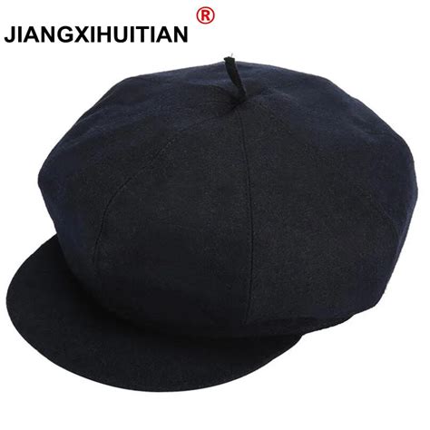 2017 New 3 Style Fashion Octagonal Cap Newsboy Beret Hat Autumn And