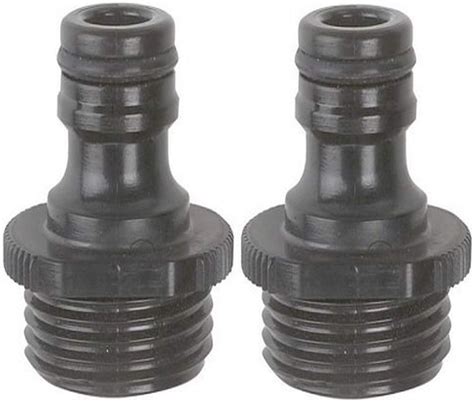 Aa 51 Gilmour Plastic Quick Connector Set With On Off Shut Off Valve