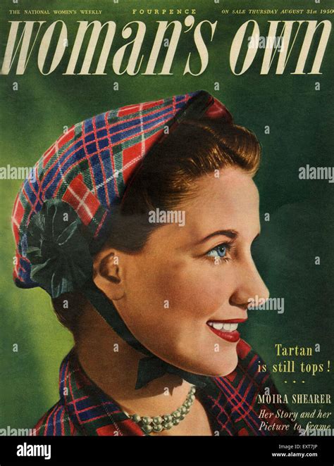 1950s Uk Womans Own Magazine Cover Stock Photo Alamy