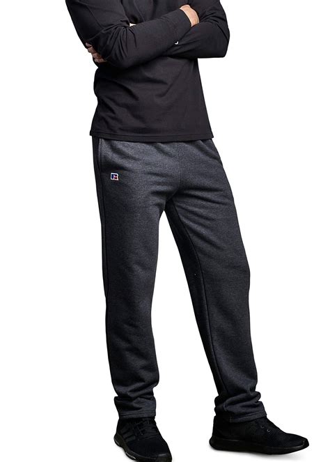 Russell Athletic Cotton Rich 20 Premium Fleece Sweatpants In Black