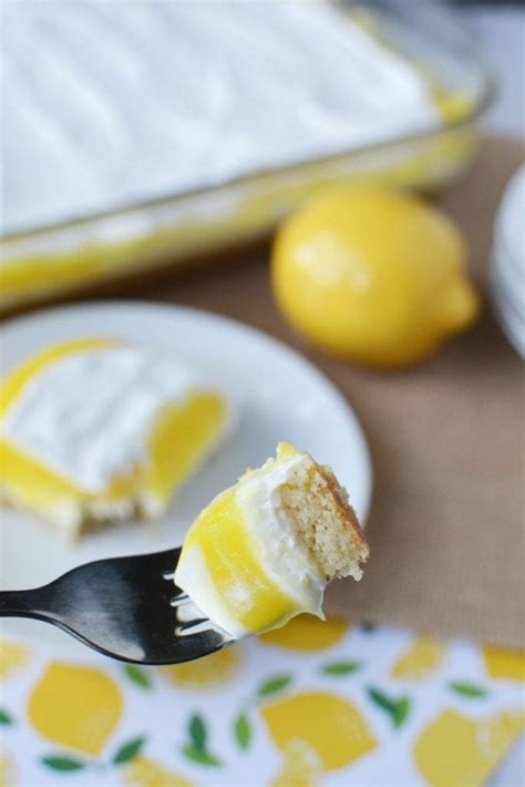 The best whipped cream frosting, perfect for frosting cakes and desserts! Lemon and Cream Cheese Whip Dessert Recipe - Thrifty NW Mom