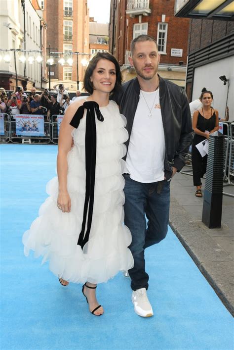 Tom Hardy And Charlotte Riley Swimming With Men Premiere Popsugar Celebrity Uk