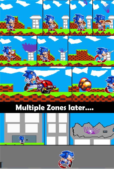 A Sonic Sprite Comic Sonic The Hedgehog Amino