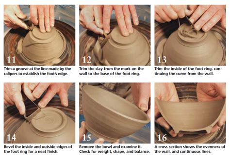Tips For Trimming Bowls On The Pottery Wheel Ceramic Arts Daily