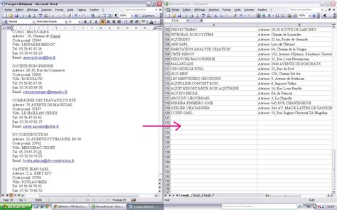 Copier Tableau Word Vers Excel Retour Ligne - Transfert Word Exel [Résolu] - Excel - Comment Ça Marche