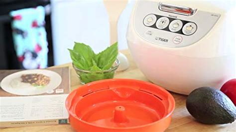 Tiger Corporation Jbv A U W Cup Micom Rice Cooker With Food