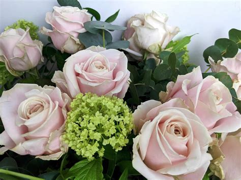 Pastel Pink Rose Bouquet Jazz Flowers