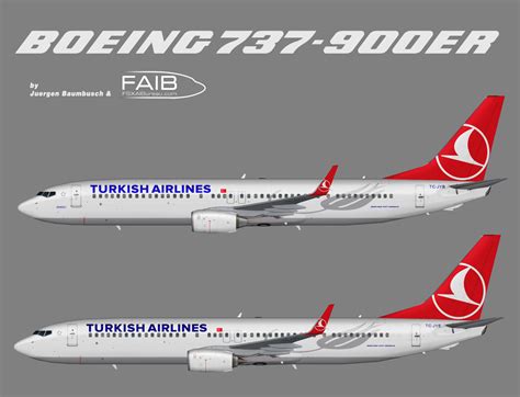 Turkish Airlines Boeing 737 900er Juergens Paint Hangar