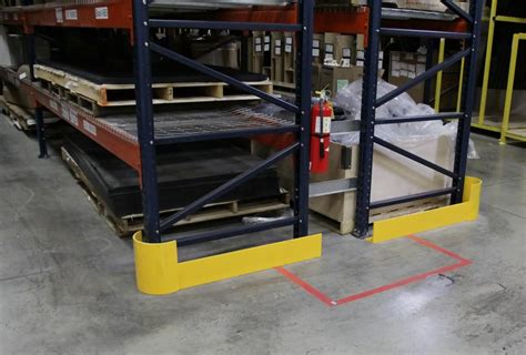End Of Row Pallet Rack Guards Handle It Inc