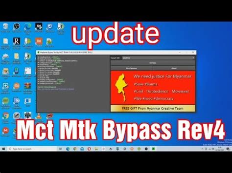 Update Tool Mediatek Bypass Auth MCT MTK Bypass Rev4 Solusi Fix