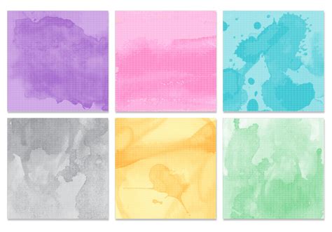 Watercolor Texture Vector Pack Download Free Vector Art Stock