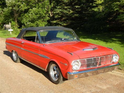 Ford Falcon Convertible Red For Sale H F Falcon Sprint Convertible Speed
