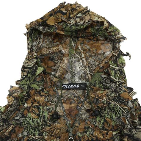 Zicac Outdoor Camo Ghillie Suit 3d Leafy Camouflage Clothing Jungle