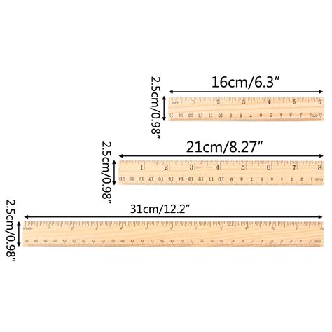 20 cm lineal test & vergleich im februar 2021. Holz-Lineal, doppelseitig, 15 cm, 20 cm, 30 cm 15cm ...
