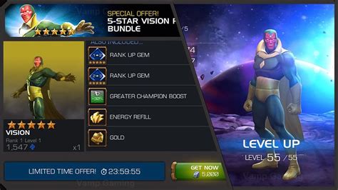 Marvel Contest Of Champions Purchase 5 Star Vision And Upgrade And