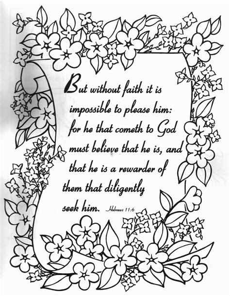Christian Printable Coloring Pages