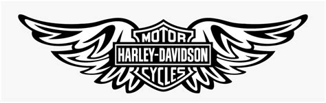 Harley Davidson Wings Logo Vector Free Transparent Clipart Clipartkey