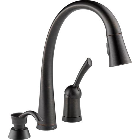 Delta faucet is hoping their latest touch20 technology (official site) improves your kitchen faucet experience. Delta Oiled Bronze Kitchen Faucet