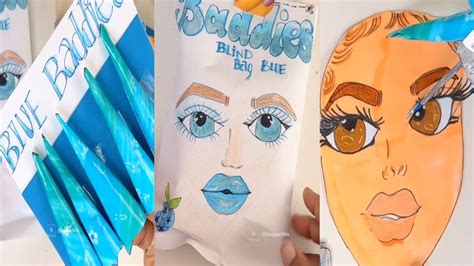 Roblox Make Up Asmr Blue Baddie Blind Bag Paper Robloxbaddie Youtube