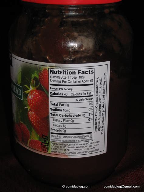 How many calories does jello have? strawberry preserves nutrition