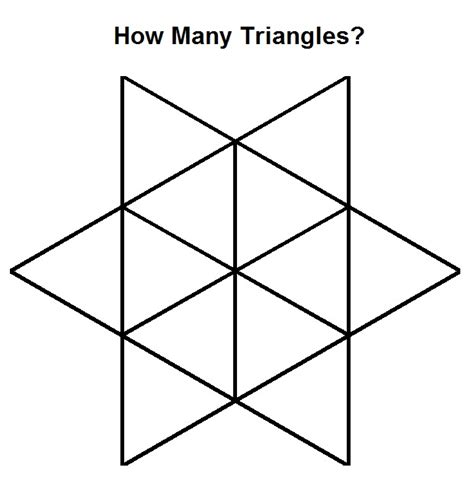 Count The Triangles Math Puzzle