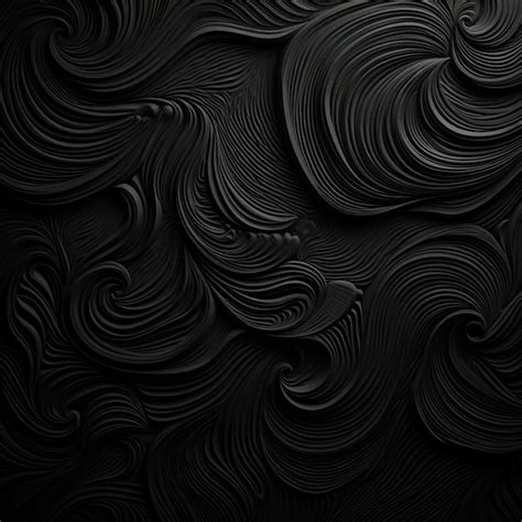 Premium Ai Image Black Texture Background