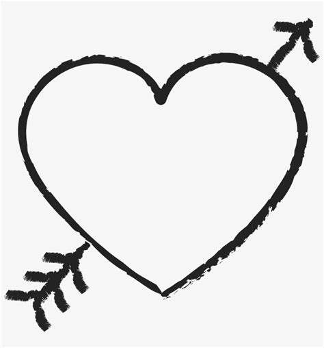 Heart With Arrow Rubber Stamp Heart With Arrow Clip Art 800x800 Png