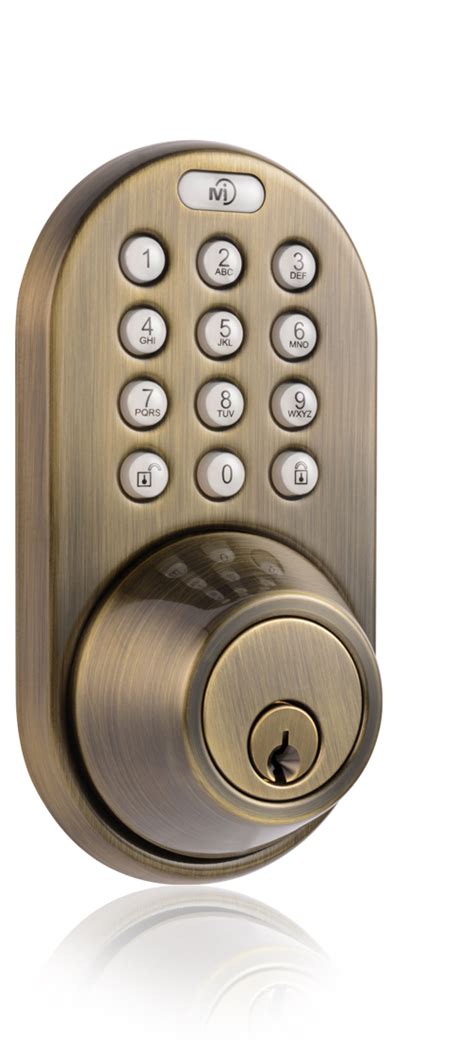 Milocks Xf 02 Keyless Entry Deadbolt Door Lock With Rf Remote Control