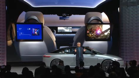 Sony's new electric car can play ps5 games