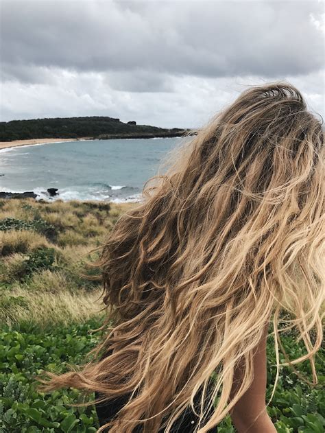 hawaii tropical vacation four seasons travel blonde beach waves hair blonde ocean