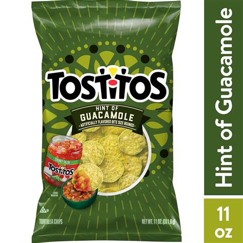 Tostitos Hint Of Guacamole Tortilla Chips 11 Oz