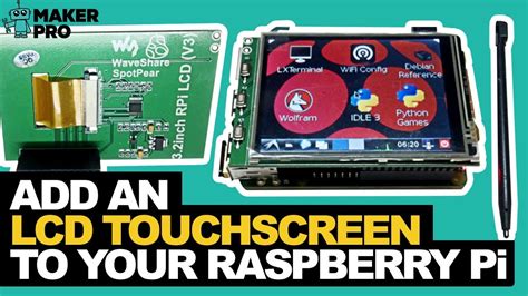 Raspberry Pi Touchscreen Lcd Display Tutorial Youtube