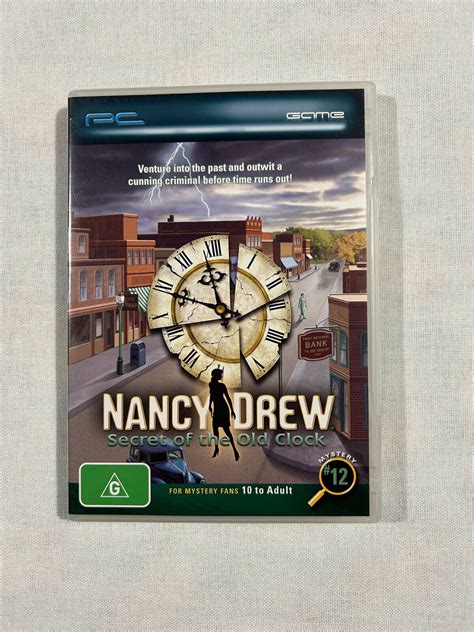 nancy drew secret of the old clock pc game 2007 mystery 12 ebay