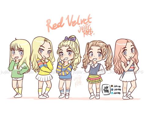 Red Velvet by jujiirRPG | Exo red velvet, Red velvet, Velvet wallpaper