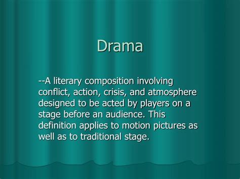 Ppt Drama Powerpoint Presentation Free Download Id6217160