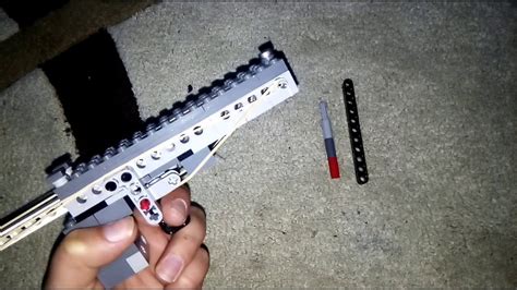 Simple Working Lego Pistol Gun Brick Shooting Brick Shooter Very