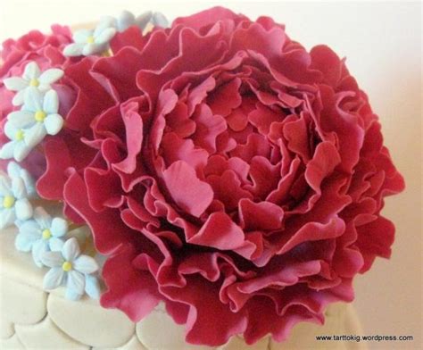Gumpaste Peony Flower Tutorial Cake Decorating Tutorials