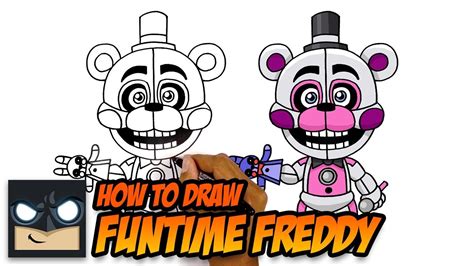 How To Draw Fnaf Funtime Freddy