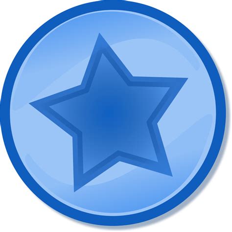 Blue Circled Star 100617 Free Svg Download 4 Vector