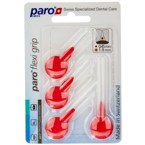 Buy Paro Flexi Grip Interdental Brushes 19mm 4 Pieces Cheaply Coopch