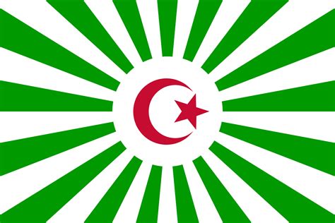Algerian Imperial Flag Rvexillology