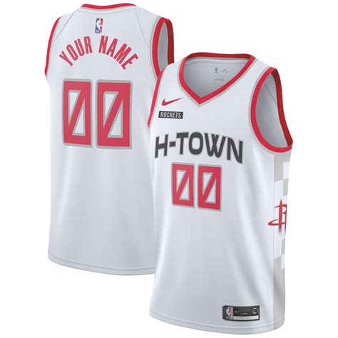 Houston Rockets City Edition Throwback Football Jerseys