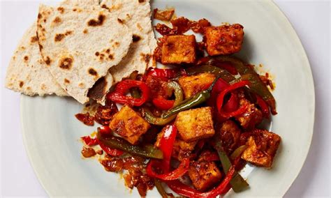 Meera Sodhas Chilli Tofu Curry Recipes Chilli Tofu Recipe Tofu